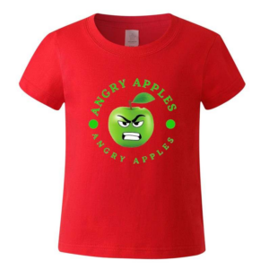 Angry Apple Logo T-Shirt